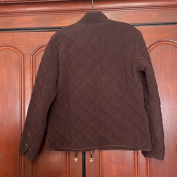 Cute  Charter Club Button Down Quilted Jacket Size Medium - Picture 6 of 15